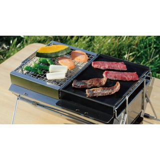 UNIFLAME ( ユニフレーム ) ユニセラ鉄板 | 鉄板 | アウトドア | キャンプ | BBQ | 小さめ | ソロキャンプ | 615256 | ゆにふれーむ
