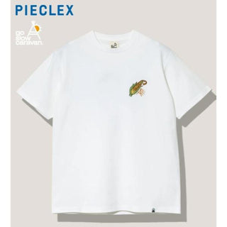 go slow caravan ( ゴースローキャラバン ) PIECLEX とうもろこし刺繍 TEE | MENS | メンズ | 半袖 | Tシャツ | とうもろこし | シンプル | 抗菌 | アウトドア | キャンプ | レジャー | お出かけ | オシャレ | 夏服 | ごーすろーきゃらばん | 369302