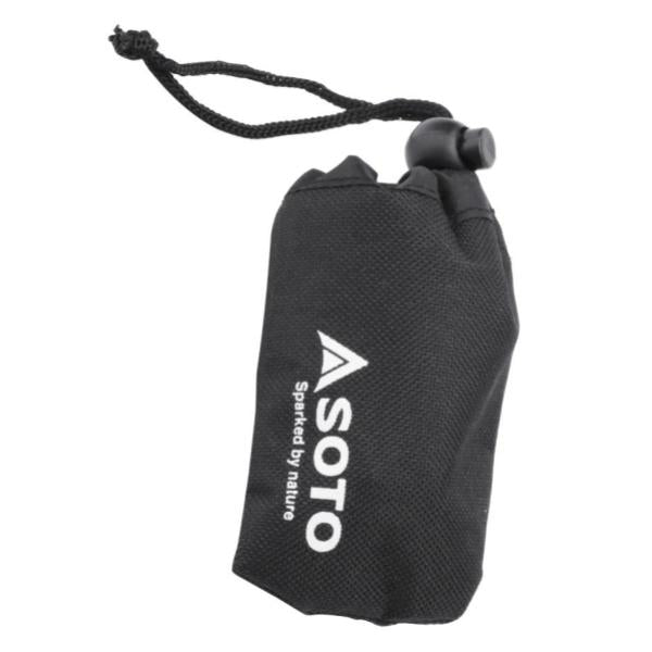SOTO ( ソト ) アミカス シングルバーナー ガスバーナー OD缶 ストーブ コンパクト 軽量 登山 キャンプ ソロキャンプ アウトドア 圧電点火 収納ケース付き SOD-320