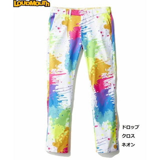【 SALE 】 LOUDMOUTH ( ラウドマウス ) ストレッチツイル 柄ロングパンツ | メンズ | ゴルフ | ゴルフウェア | ストレッチ | 動きやすい | ポリエステル100% | 吸汗速乾 | UV | 764301 | らうどまうす | ロングパンツ | 派手