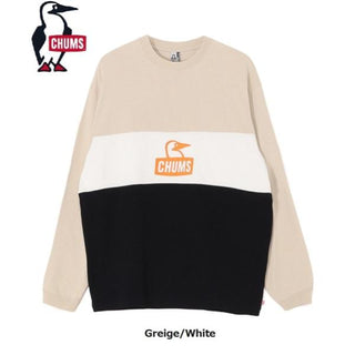 CHUMS ( チャムス ) カーンズパネルロングスリーブTシャツ | ロンT | ロングTシャツ | 長袖 | ウェア | トップス | オーバーサイズ | 型崩れしにくい | お出かけ | コットン | 起毛 | ちゃむす | CH01-2652