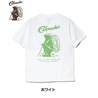 COBMASTER ( コブマスター ) 吸水速乾 抗菌防臭 ベーシック Tシャツ 半袖 メンズ スタンダードロゴ クルーネック 綿100% アウトドア キャンプ カジュアル スポーツ 春 夏 UV対策 インナー トップス