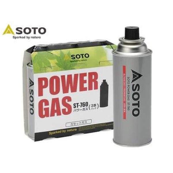 SOTO ( ソト ) SOTOパワーガス 3本パック | ST-7601 | CB缶 | カセットガス | ガス | 防災 | キャンプ | アウトドア | 登山 | 料理 | 調理 | 強火力 | プロパン | そと | セット | ガス缶 | 燃料