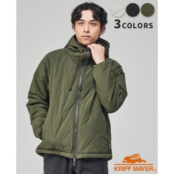 KRIFF MAYER ( クリフメイヤー ) キルティングフードジャケット | MENS | メンズ | 2525105 | ジャケット | アウター | フード | 防寒 | 暖かい | 冬 | シンプル | オススメ | キルティング | 軽い | くりふめいやー
