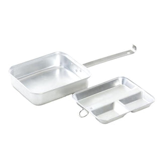 NORTH EAGLE ( ノースイーグル ) 角型飯チン | ソロキャンプ | ソロクッカー | クッカー | 調理 | アウトドア | キャンプ | 登山 | 炊飯 | シンプル | NE1495 | のーすいーぐる