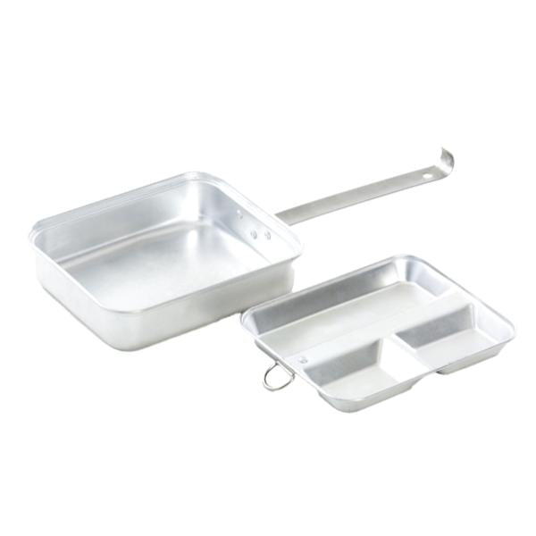 NORTH EAGLE ( ノースイーグル ) 角型飯チン | ソロキャンプ | ソロクッカー | クッカー | 調理 | アウトドア | キャンプ | 登山 | 炊飯 | シンプル | NE1495 | のーすいーぐる