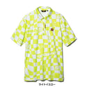 【 SALE 】 LOUDMOUTH ( ラウドマウス ) メンズ フリージングスキン 半袖シャツ ライトイエロー Formu Loud | 半袖 | ウェア | ゴルフ | 派手 | 黄色 | 吸汗速乾 | UV | 接触冷感 | 遮熱 | ひんやり | らうどまうす