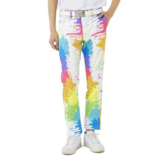 【 SALE 】 LOUDMOUTH ( ラウドマウス ) ストレッチツイル 柄ロングパンツ | メンズ | ゴルフ | ゴルフウェア | ストレッチ | 動きやすい | ポリエステル100% | 吸汗速乾 | UV | 764301 | らうどまうす | ロングパンツ | 派手