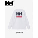 HELLY HANSEN ( ヘリーハンセン ) ロングスリーブ スクエアロゴティー | ユニセックス | ユニセックス | 長袖Tシャツ | HH32521 | Tシャツ | バックプリント | UVカット | アウトドア | レジャー | キャンプ | メンズ | レディース