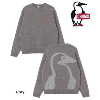 CHUMS ( チャムス ) ビッグブービーニットクルートップ | ニット | セーター | トップス | ロゴ | ブービーバード | 柔らかい | チクチクしにくい | 冬服 | 秋服 | オシャレ | アウトドア | お出かけ | レジャー | CH02-1247 | ちゃむす