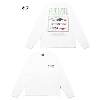 KRIFF MAYER ( クリフメイヤー ) クリフメイヤー 外遊びプリントロンT 古代魚 ロンT 長袖Tシャツ 長袖Tシャツ メンズ メンズロンT プリントTシャツ カジュアルTシャツ アメカジ アメカジTシャツ アウトドアウェア アウトドアTシャツ 外遊び