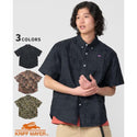 KRIFF MAYER ( クリフメイヤー ) パッチワーク半袖シャツ | MENS | 2553100 | メンズ | 半袖 | カジュアルシャツ | BBQ | フェス | オシャレ | 夏シャツ | トップス | 大人カジュアル | ゆったり | 春夏 | くりふめいやー