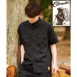 COBMASTER ( コブマスター ) リップナイロン / メッシュ半袖シャツ | MENS | メンズ | シャツ | 半袖 | 軽量 | 快適 | アウトドア | オシャレ | お出かけ | ウェア | 春夏 | フェス | キャンプ | レジャー | カジュアル | 450203 | こぶますたー