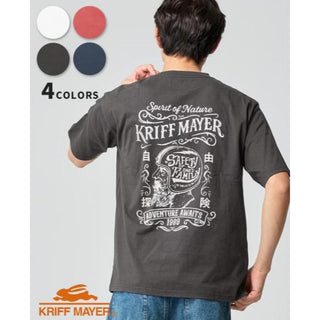 KRIFF MAYER ( クリフメイヤー ) プリント半袖T ( バイカー ) MENS | 2546303 | メンズ | Tシャツ | 半袖 | ウェア | 半袖Tシャツ | 夏服 | アパレル | トップス | シンプル | バックプリント | 綿100% | くりふめいやー