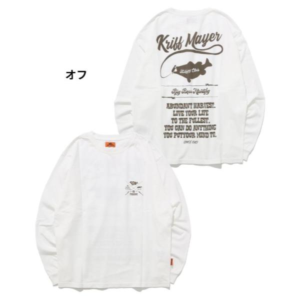 KRIFF MAYER ( クリフメイヤー ) 外遊びイラストロンT ( 釣り ) 2517813 | シャツ | ウェア | トップス | ロンT | Tシャツ | 長袖 | 綿100% | プリントT | くりふめいやー | バックプリント