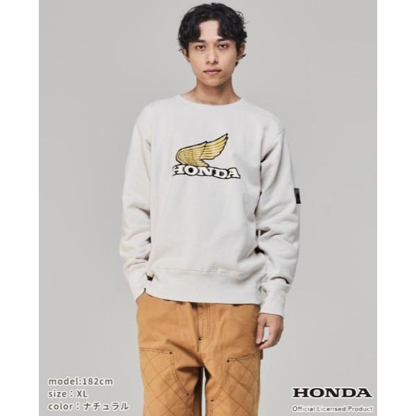 KRIFF MAYER ( クリフメイヤー ) HONDAコラボクルー ( WING ) MENS | メンズ | LADYS | レディース | 2527204 | スウェット | 長袖 | ホンダ | コラボ | レジャー | お出かけ | ワッペン | くりふめいやー