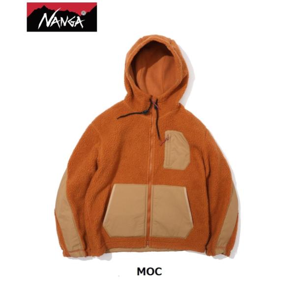 NANGA ( ナンガ ) ボア フリース フルジップパーカー BOA FLEECE FULL ZIP PARKA ( MEN ) メンズ | 冬 | 防寒 | ジャケット | アウター | ボア | リラックス | 撥水 | ソフト | N2530-1P117D | なんが