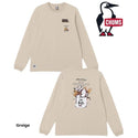 CHUMS ( チャムス ) ホットチョコレートポケットブラッシュドロングスリーブTシャツ | ロンT | ロングTシャツ | 長袖 | ウェア | トップス | 長袖シャツ | バックプリント | ゆとり | コットン100％ | CH01-2659 | ちゃむす