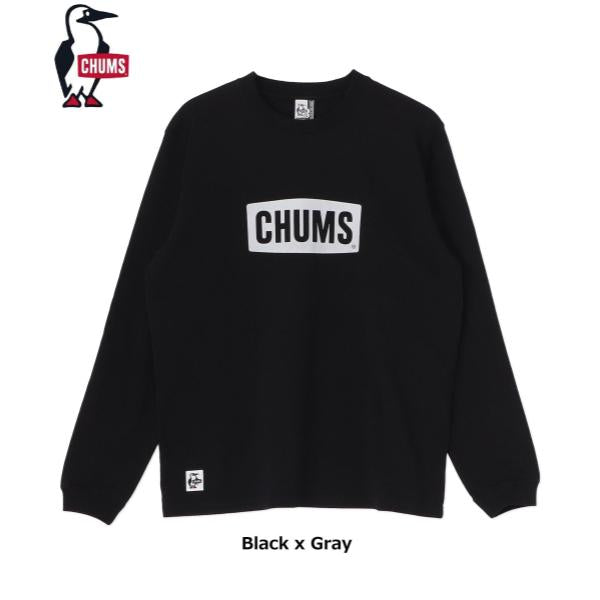 CHUMS ( チャムス ) チャムスロゴロングスリーブTシャツ | ロンT | ロングTシャツ | 長袖 | ウェア | トップス | シンプル | 定番 | コットン | 型くずれしにくい | アパレル | CH01-2725 | ちゃむす