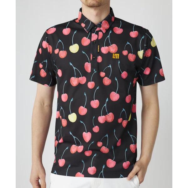 【 SALE 】 LOUDMOUTH ( ラウドマウス ) メンズ プレミアムカノコ 柄半袖シャツ シャツ | 半袖 | 半袖シャツ | ゴルフ | ウェア | 吸汗速乾 | UV | 接触冷感 | ポリエステル | 765601