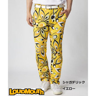 【 SALE 】 LOUDMOUTH ( ラウドマウス ) ストレッチツイル 柄ロングパンツ | ゴルフ | ゴルフウェア | メンズ | 派手 | 765333 | ポリエステル | 速乾 | 吸汗 | 機能性 | ストレッチ | パンツ | ロングパンツ | らうどまうす