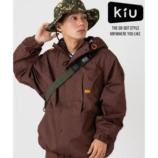 KiU ( キウ ) キウマウンテンブルゾン K592 ブルゾン ジャケット アウター メンズ レディース ユニセックス 防水 撥水 防風 アウトドアウェア キャンプウェア フェス レインウェア 春秋 アウター キャンプ アウトドア 登山 ハイキング ポリエステル