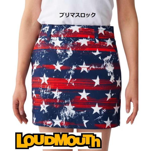 【 SALE 】 LOUDMOUTH ( ラウドマウス ) レディース 柄インナー付きスカート | スカート | ゴルフ | ゴルフウェア | 派手 | 可愛い | UV | ストレッチ | 動きやすい | らうどまうす | 762351