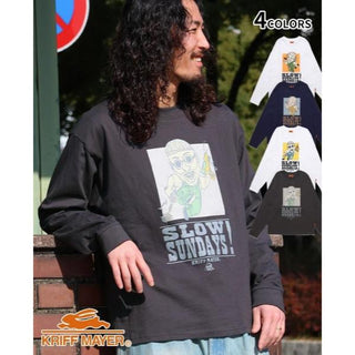 KRIFF MAYER ( クリフメイヤー ) ジェントルニキロンT ( 日曜大工 ) 2536307 | メンズ | シャツ | 長袖 | Tシャツ | 春服 | アパレル | プリントTシャツ | オシャレ | プレゼント | ギフト | くりふめいやー | カジュアル