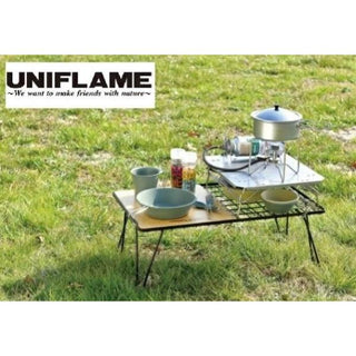 UNIFLAME ( ユニフレーム ) フィールドラック ステンレス天板III ハーフ | アウトドア | アウトドア用品 | キャンプ | キャンプ用品 | ハーフサイズ | コンパクト | 収納 | ゆにふれーむ