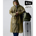 KiU ( キウ ) エアライトレインポンチョ | 防水 | 撥水 | はっ水 | 耐水 | 軽量 | 雨対策 | 台風 | 梅雨 | レインコート | スリーブポンチョ | 雨具 | 雨ガッパ | 雨合羽 | 袖付き | 収納袋 | ポケット | おしゃれ | 通勤 | 通学 | 自転車 | ユニセックス | K406
