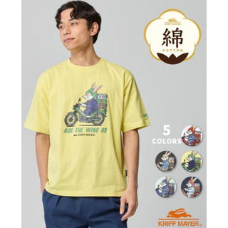 KRIFF MAYER ( クリフメイヤー ) クリフラビット半袖T | ツーリング | MENS | 2546301 | メンズ | 半袖 | Tシャツ | 半袖Tシャツ | アパレル | トップス | オシャレ | アウトドア | キャンプ | レジャー | 綿100％ | くりふめいやー