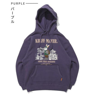 KRIFF MAYER ( クリフメイヤー ) 裏起毛パーカー ( ラビット ) MENS | メンズ | 2523105 | パーカー | 防寒 | フード | 刺繍 | レディース | ユニセックス | コットン | 裏起毛 | ふんわり | お出かけ | レジャー | くりふめいやー | カジュアル