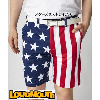 【 SALE 】 LOUDMOUTH ( ラウドマウス ) ストレッチツイル 柄ショートパンツ | ゴルフ | ウェア | 派手 | ハーフパンツ | 半ズボン | メンズ | 765334 | 動きやすい | インパクト | らうどまうす