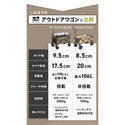 WAQ ( ワック ) アウトドアワゴンDX | ワゴン | アウトドアワゴン | レジャー | キャンプ | ブレーキ | 安定性 | ワイドタイヤ |