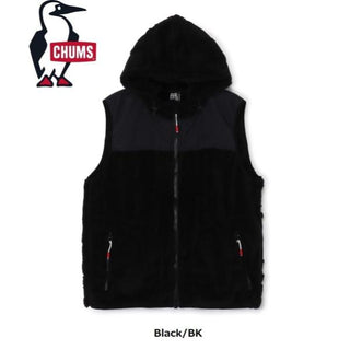 CHUMS ( チャムス ) ブービーエルモフーデッドベスト | アウター | フリース | ベスト | 冬 | 防寒 | あったか | ロゴ | 刺繍 | ワンポイント | フリース | ふわふわ | CH04-1480 | ちゃむす