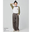 KRIFF MAYER ( クリフメイヤー ) ユーズド風カラーパンツ | LADYS | W2535121 | レディース | ロングパンツ | 着やせ | オシャレ | アウトドア | お出かけ | ゆったり | ユーズド風 | すっきり | シンプル | 春 | くりふめいやー | カジュアル