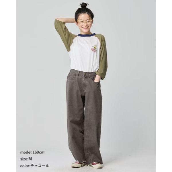 KRIFF MAYER ( クリフメイヤー ) ユーズド風カラーパンツ | LADYS | W2535121 | レディース | ロングパンツ | 着やせ | オシャレ | アウトドア | お出かけ | ゆったり | ユーズド風 | すっきり | シンプル | 春 | くりふめいやー | カジュアル