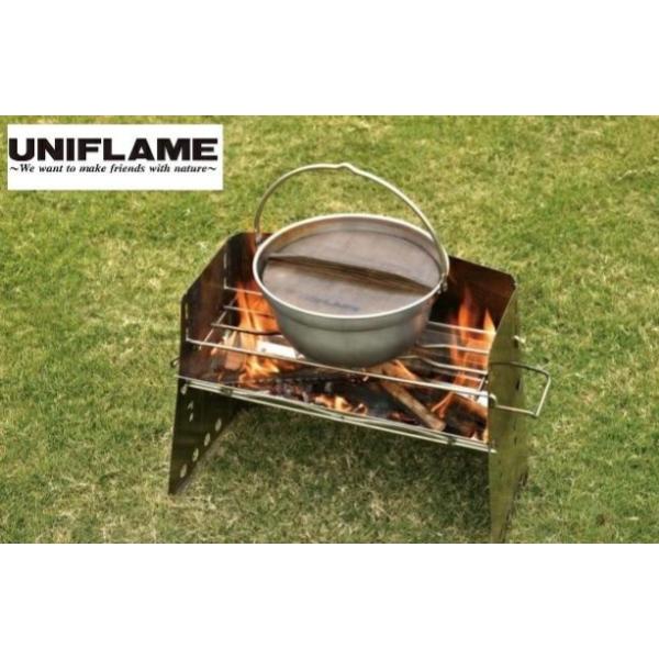 UNIFLAME ( ユニフレーム ) 焚き火鍋 26cm | 鍋 | アウトドア | キャンプ | 調理器具 | 料理 | ファミリーキャンプ