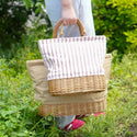 DULTON ( ダルトン ) MARKET TOTE BASKET WITH COOLER マーケット トート バスケット ウィズ クーラー | 保冷バッグ | クーラーバッグ | バスケット | ファスナー | ランチバッグ | 買い物 | ピクニック | キャンプ | デイキャンプ | レトロ | 可愛い | RN-0939 | だるとん
