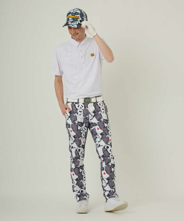 LOUDMOUTh（ラウドマウス）ツイル素材 ロングパンツ レスティングパンダズ UV/ストレッチ　763300-348