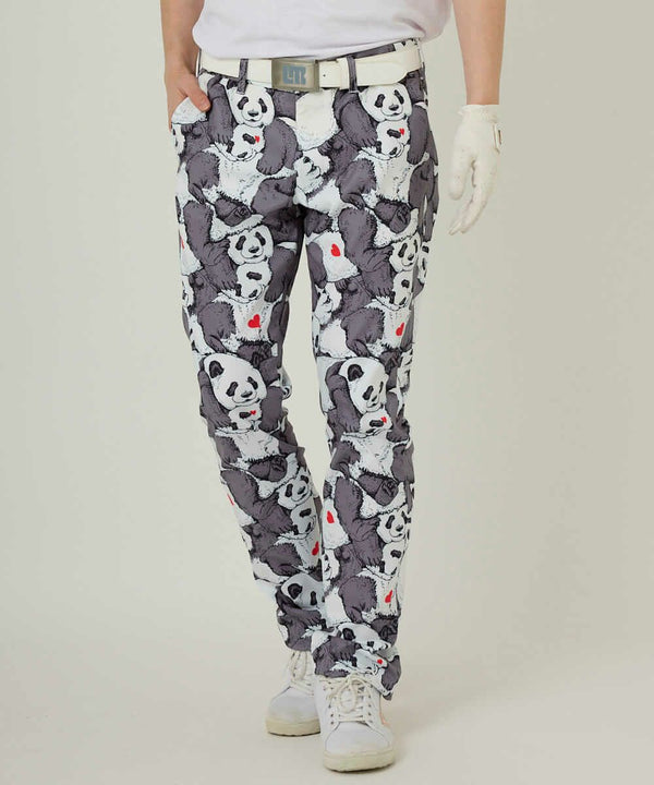 LOUDMOUTh（ラウドマウス）ツイル素材 ロングパンツ レスティングパンダズ UV/ストレッチ　763300-348
