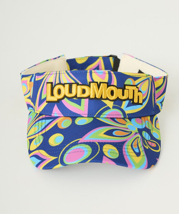 LOUDMOUTh（ラウドマウス）サンバイザー サイズ調整可能 シャガデリックブルー　763903-75