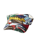 LOUDMOUTh（ラウドマウス）サンバイザー サイズ調整可能 レトロクラウン　763903-1-354