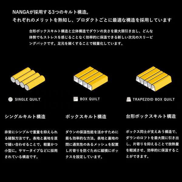 NANGA(ナンガ) UDD BAG380  レギュラー