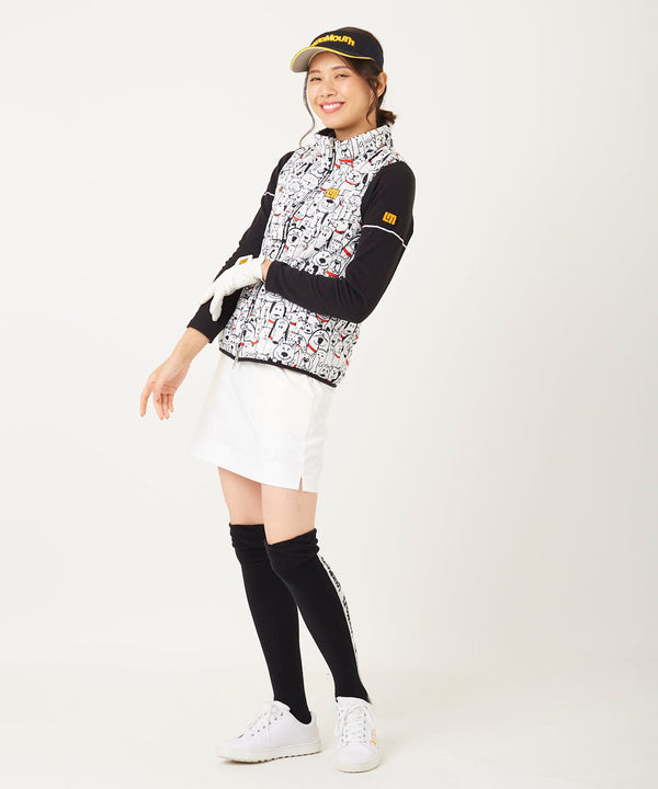 LOUDMOUTH（ラウドマウス）レディス　中綿ベスト　マッツレッドカラーズ（772256-278）