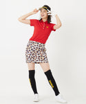LOUDMOUTH（ラウドマウス）レディス　ツイルプリントインナー付きスカート　ファジーレオパード（772351-334）