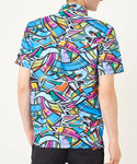 LOUDMOUTH（ラウドマウス）半袖ポロシャツ ウォールアート吸汗速乾　UV（772600-337）