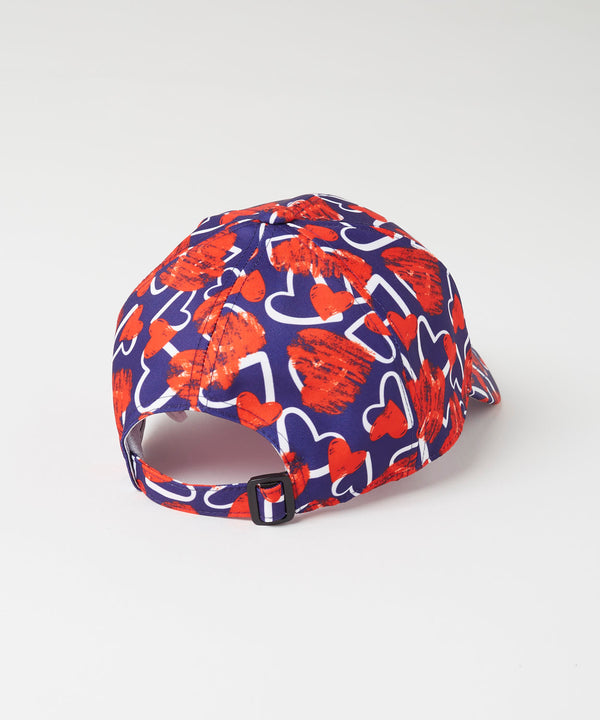 LOUDMOUTH（ラウドマウス）　キャップ サイズ調整可能 　スクリブルハーツネイビー（772900-336）