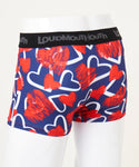 LOUDMOUTH（ラウドマウス）　ボクサーパンツ 　スクリブルハーツネイビー（772920-336）